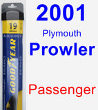 Passenger Wiper Blade for 2001 Plymouth Prowler - Assurance