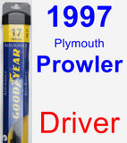 Driver Wiper Blade for 1997 Plymouth Prowler - Assurance