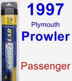 Passenger Wiper Blade for 1997 Plymouth Prowler - Assurance