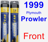 Front Wiper Blade Pack for 1999 Plymouth Prowler - Assurance