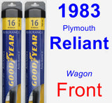 Front Wiper Blade Pack for 1983 Plymouth Reliant - Assurance