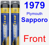 Front Wiper Blade Pack for 1979 Plymouth Sapporo - Assurance