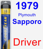 Driver Wiper Blade for 1979 Plymouth Sapporo - Assurance