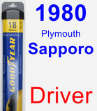 Driver Wiper Blade for 1980 Plymouth Sapporo - Assurance