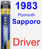 Driver Wiper Blade for 1983 Plymouth Sapporo - Assurance