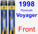 Front Wiper Blade Pack for 1998 Plymouth Voyager - Assurance