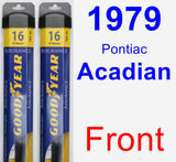 Front Wiper Blade Pack for 1979 Pontiac Acadian - Assurance