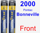 Front Wiper Blade Pack for 2000 Pontiac Bonneville - Assurance