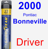 Driver Wiper Blade for 2000 Pontiac Bonneville - Assurance