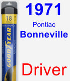 Driver Wiper Blade for 1971 Pontiac Bonneville - Assurance