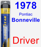 Driver Wiper Blade for 1978 Pontiac Bonneville - Assurance