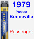 Passenger Wiper Blade for 1979 Pontiac Bonneville - Assurance