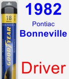 Driver Wiper Blade for 1982 Pontiac Bonneville - Assurance