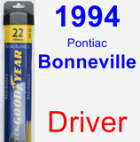 Driver Wiper Blade for 1994 Pontiac Bonneville - Assurance