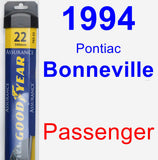 Passenger Wiper Blade for 1994 Pontiac Bonneville - Assurance