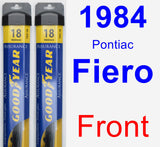 Front Wiper Blade Pack for 1984 Pontiac Fiero - Assurance