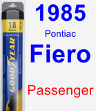 Passenger Wiper Blade for 1985 Pontiac Fiero - Assurance