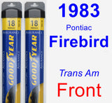 Front Wiper Blade Pack for 1983 Pontiac Firebird - Assurance