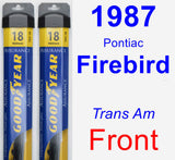 Front Wiper Blade Pack for 1987 Pontiac Firebird - Assurance