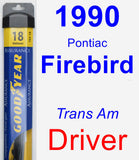 Driver Wiper Blade for 1990 Pontiac Firebird - Assurance