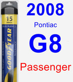 Passenger Wiper Blade for 2008 Pontiac G8 - Assurance