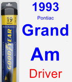 Driver Wiper Blade for 1993 Pontiac Grand Am - Assurance