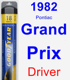 Driver Wiper Blade for 1982 Pontiac Grand Prix - Assurance