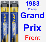 Front Wiper Blade Pack for 1983 Pontiac Grand Prix - Assurance