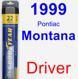 Driver Wiper Blade for 1999 Pontiac Montana - Assurance