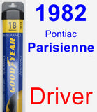 Driver Wiper Blade for 1982 Pontiac Parisienne - Assurance