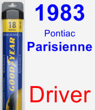 Driver Wiper Blade for 1983 Pontiac Parisienne - Assurance