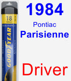 Driver Wiper Blade for 1984 Pontiac Parisienne - Assurance