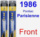 Front Wiper Blade Pack for 1986 Pontiac Parisienne - Assurance