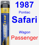 Passenger Wiper Blade for 1987 Pontiac Safari - Assurance