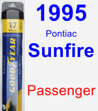 Passenger Wiper Blade for 1995 Pontiac Sunfire - Assurance