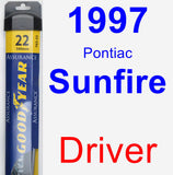 Driver Wiper Blade for 1997 Pontiac Sunfire - Assurance