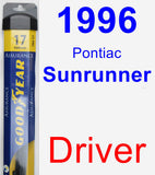 Driver Wiper Blade for 1996 Pontiac Sunrunner - Assurance