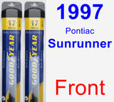 Front Wiper Blade Pack for 1997 Pontiac Sunrunner - Assurance