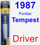 Driver Wiper Blade for 1987 Pontiac Tempest - Assurance