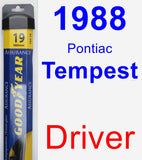 Driver Wiper Blade for 1988 Pontiac Tempest - Assurance