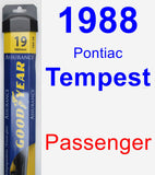 Passenger Wiper Blade for 1988 Pontiac Tempest - Assurance