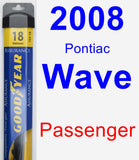 Passenger Wiper Blade for 2008 Pontiac Wave - Assurance