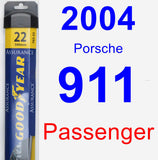 Passenger Wiper Blade for 2004 Porsche 911 - Assurance