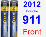 Front Wiper Blade Pack for 2012 Porsche 911 - Assurance