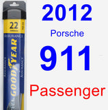Passenger Wiper Blade for 2012 Porsche 911 - Assurance
