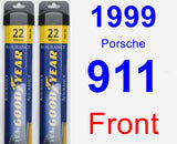 Front Wiper Blade Pack for 1999 Porsche 911 - Assurance