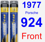 Front Wiper Blade Pack for 1977 Porsche 924 - Assurance