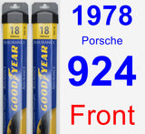 Front Wiper Blade Pack for 1978 Porsche 924 - Assurance