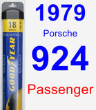 Passenger Wiper Blade for 1979 Porsche 924 - Assurance