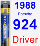 Driver Wiper Blade for 1988 Porsche 924 - Assurance